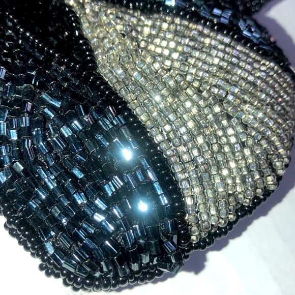 VTG Neiman Marcus Beaded Butterfly Coin Purse - Picture 9 of 9
